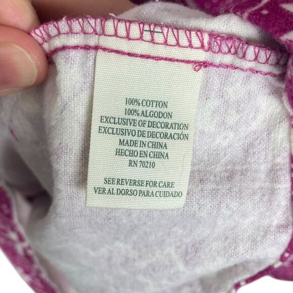 La Cera 100% Cotton Flannel Nightgown Women's Large Cozy Grandma Conservative - Picture 12 of 14